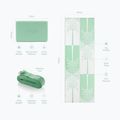 Súprava na jogu Myga Sage Palm Yoga Set mat + block + green strap 13