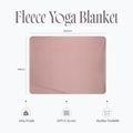 Deka na jogu Myga Fleece blush 10