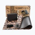 Súprava na jogu Myga Leopard Yoga Set brown