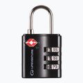 Visiaci zámok Lifeventure TSA Combi Lock čierny