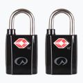 Zámky Lifeventure TSA Mini Padlocks 2 balenia čierne