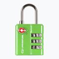 Visiaci zámok Lifeventure TSA Combi Lock zelený