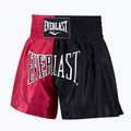 EVERLAST pánske tréningové šortky na Muay Thai čierno-červené EMT7