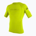 Pánske plavecké tričko O'Neill Basic Skins Rash Guard limetkové