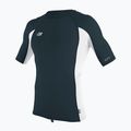 Pánske plavecké tričko  O'Neill Premium Skins Rash Guard slate/white/slate
