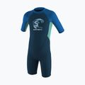Detské plavecké peny O'Neill Toddler Reactor-2 2 mm Back Zip slate/ligh aqua/ocean