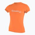 Dámske plavecké tričko O'Neill Basic Skins Sun Shirt light grapefruit