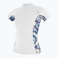 Dámske plavecké tričko O'Neill Side Print Rash Guard white 5405S