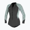 Dámsky plavecký neoprén O'Neill Bahia 2/1 Front Zip Short Spring graphite/ mirage tropical