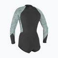 Dámsky plavecký neoprén O'Neill Bahia 2/1 Front Zip Short Spring graphite/ mirage tropical 2