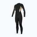 Dámsky plavecký neoprén O'Neill Bahia 3/2 Back Zip Full black/mikah floral/black