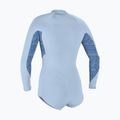 Dámsky plavecký neoprén O'Neill Bahia 2/1 mm Front Zip Short Spring chambray blue/surf abstract 2