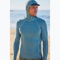 Pánske plavecké tričko longsleeve O'Neill Hyperfreak Skins Rash Guard Hooded blue fusion/blue fusion 6
