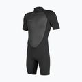 Pánsky plavecký neoprén O'Neill Reactor-2 2mm Back Zip SS Spring HJ5 black/black