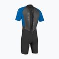 Pánsky plavecký neoprén O'Neill Reactor-2 2mm Back Zip SS Spring HJ5 black/ocean 2