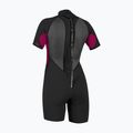 Dámsky plavecký neoprén O'Neill Reactor-2 2mm Back Zip SS Spring IS7 black/punk pink 2