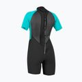 Dámsky plavecký neoprén O'Neill Reactor-2 2mm Back Zip SS Spring IS7 black/light aqua 2