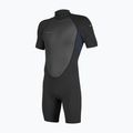Detský plavecký neoprén O'Neill Youth Reactor-2 2mm Back Zip SS Spring black/slate