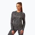 Dámska termoakčná mikina Surfanic Cozy Limited Edition Crew Neck black zebra