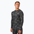 Pánska termoakčná mikina Surfanic Bodyfit Limited Edition Crew Neck forest geo camo