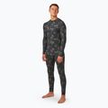 Pánska termoakčná mikina Surfanic Bodyfit Limited Edition Crew Neck forest geo camo 2