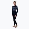 Dámska termoakčná mikina Surfanic Cozy Limited Edition Crew Neck black fairisle 2