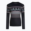 Dámske termoprádlo s dlhým rukávom Surfanic Cozy Limited Edition Crew Neck black fairisle 4