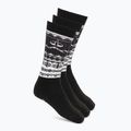Lyžiarske ponožky Surfanic Pro Tech 3-pack Fairisle black