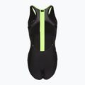 Dámske jednodielne plavky Speedo Reflect Wave black/green 2