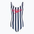 Dámske jednodielne plavky Speedo Ice Cream U-Back blue/white