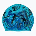 Detská plavecká čiapka Speedo Slogan Print blue/black