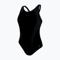 Dámske jednodielne plavky  Speedo Placement Laneback black/grey