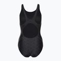 Speedo Boomstar Allover Muscleback dámske jednodielne plavky black-grey 68-122999023 2