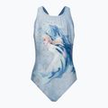 Speedo Digital Placement Splashback detské jednodielne plavky modré 07386D787