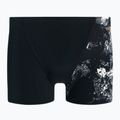 Pánske plavecké boxerky Speedo Allover V-Cut Aquqshort black-grey 68-09734F330