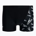 Pánske plavecké boxerky Speedo Allover V-Cut Aquqshort black 68-09734F392