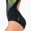 Speedo Fit Laneback dámske plavky black/yellow 68-11389F344 5