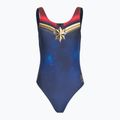 Dámske jednodielne plavky Speedo Digital Placement U-Back blue/red