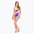 Speedo Retro Placement Medalist dámske jednodielne plavky biele 68-12199G072 2