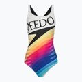 Speedo Retro Placement Medalist dámske jednodielne plavky biele 68-12199G072 6