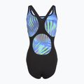 Dámske jednodielne plavky Speedo Printed Medalist black/blue 2
