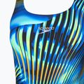 Dámske jednodielne plavky Speedo Printed Medalist black/blue 3