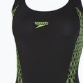 Dámske jednodielne plavky Speedo Panel Muscleback black/green 3