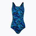 Speedo Hyperboom Allover Medalist dámske jednodielne plavky modré 68-12199G719