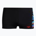 Speedo Digi Allover Panel detské plavecké boxerky čierne 68-09530G685