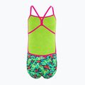 Dámske jednodielne plavky Speedo Allover Vback atomic lime/electric pink/fake green 2