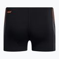 Pánske plavkové boxerky Speedo Tech Panel Black/Papaya Punch/Usa Charcoal 68-451H54 2