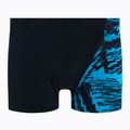 Pánske plavkové boxerky Speedo Allover V-Cut Aqushort D812 čierne 68-9734D812