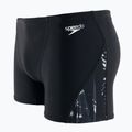 Pánske plavkové boxerky Speedo Allover V-Cut Aquashort H223 čierno-biele 68-11366H223 3