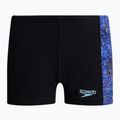 Detské plavky Speedo Digital Allover Panel Aquashort čierne 68-953